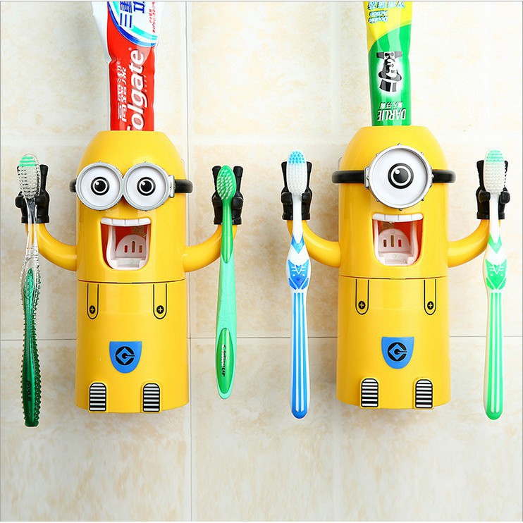 Dispenser automático de pasta de dente infantil