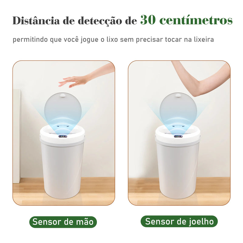 Lixeira inteligente com sensor automático