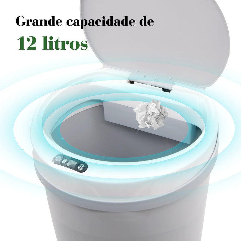 Lixeira inteligente com sensor automático