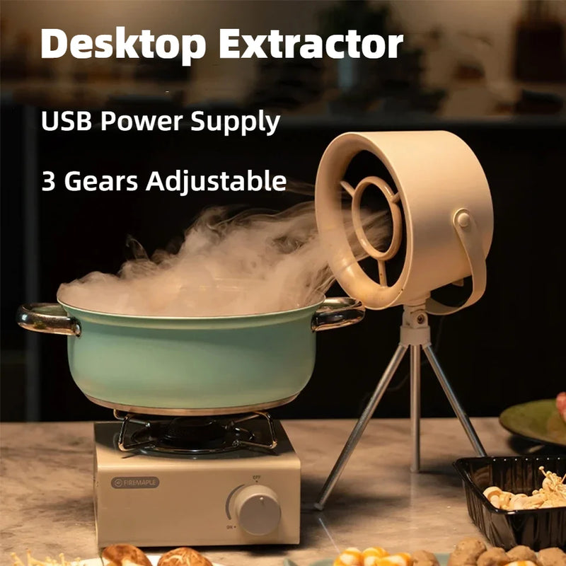 Exaustor Portátil para cozinha USB