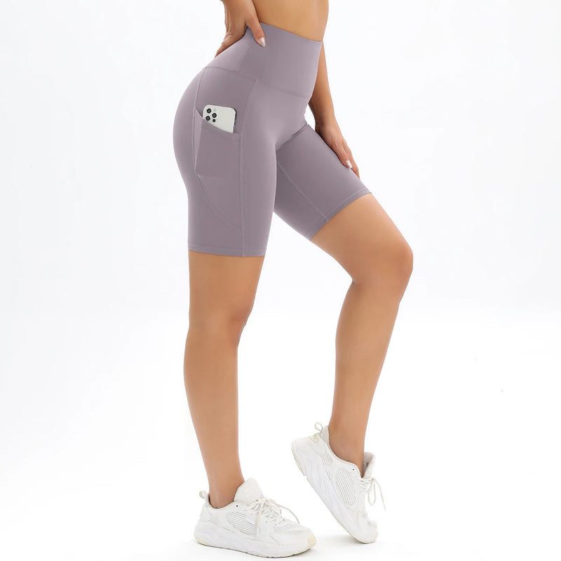 Shorts Fitness Feminino com bolso